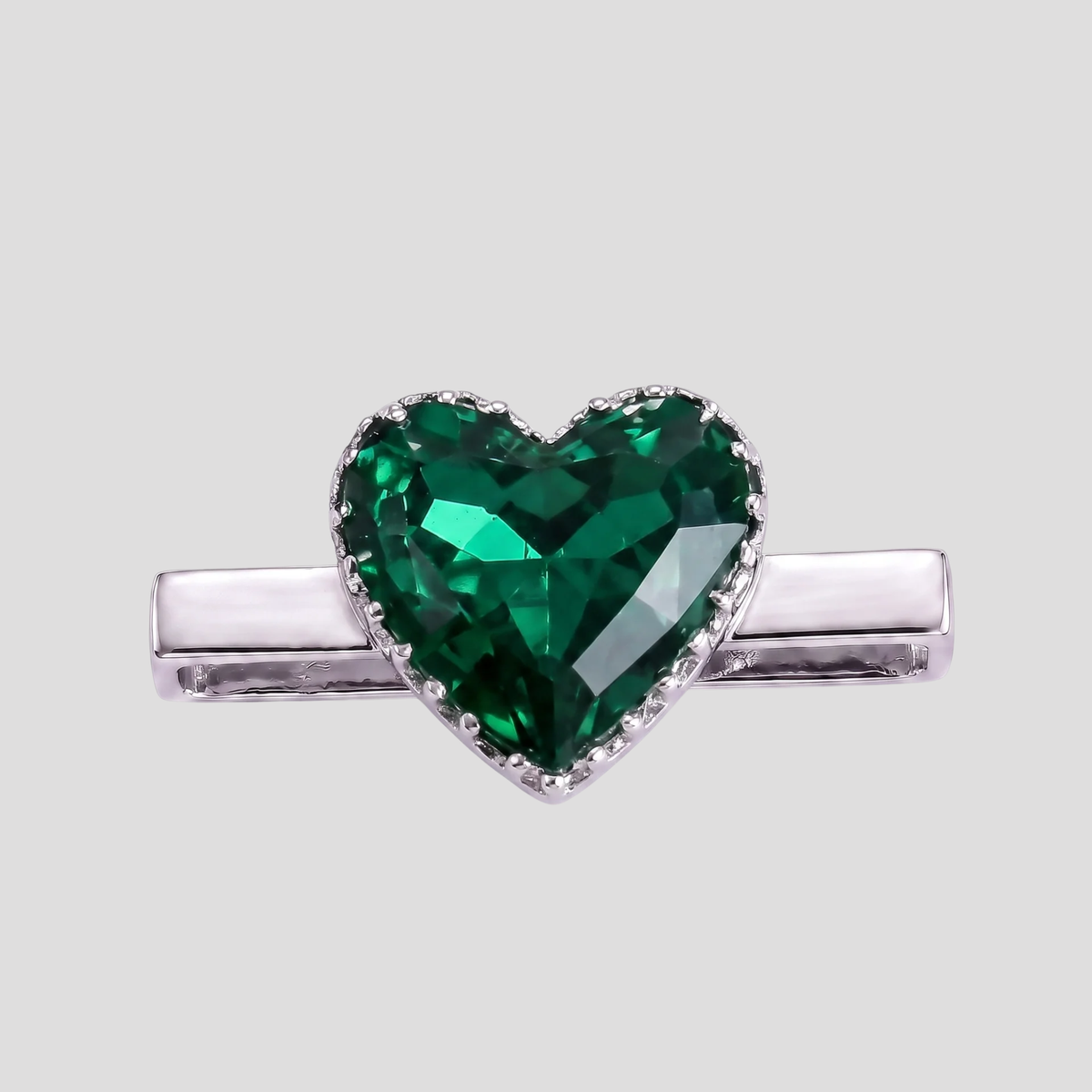Emerald Hearts Charm