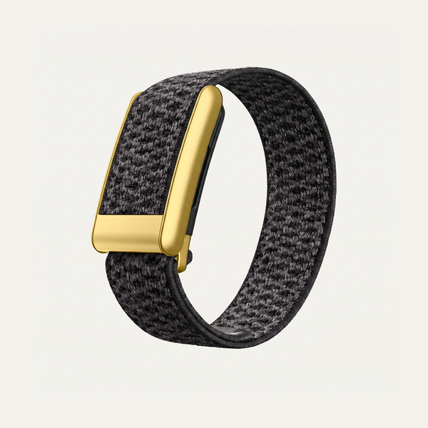 Cashmere Band Charcoal Gold