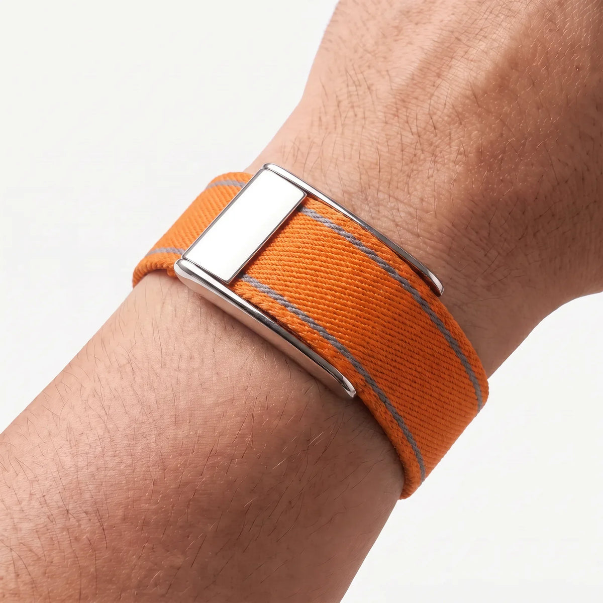 EdgeStitch Band Orange Silver