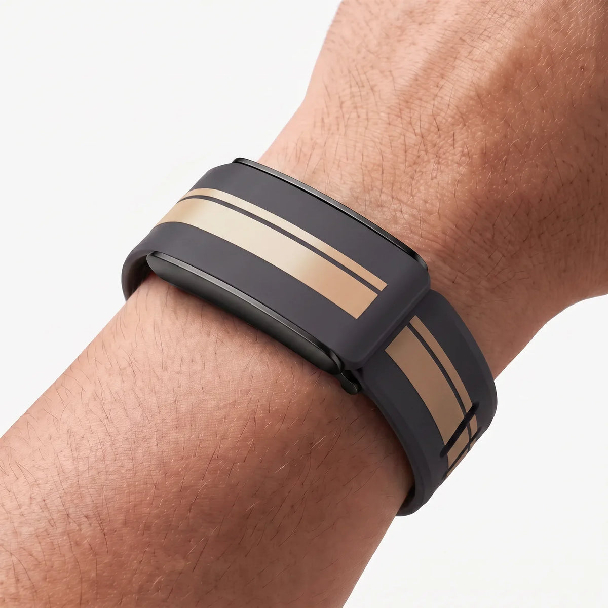 RaceStripe Band Khaki Noir