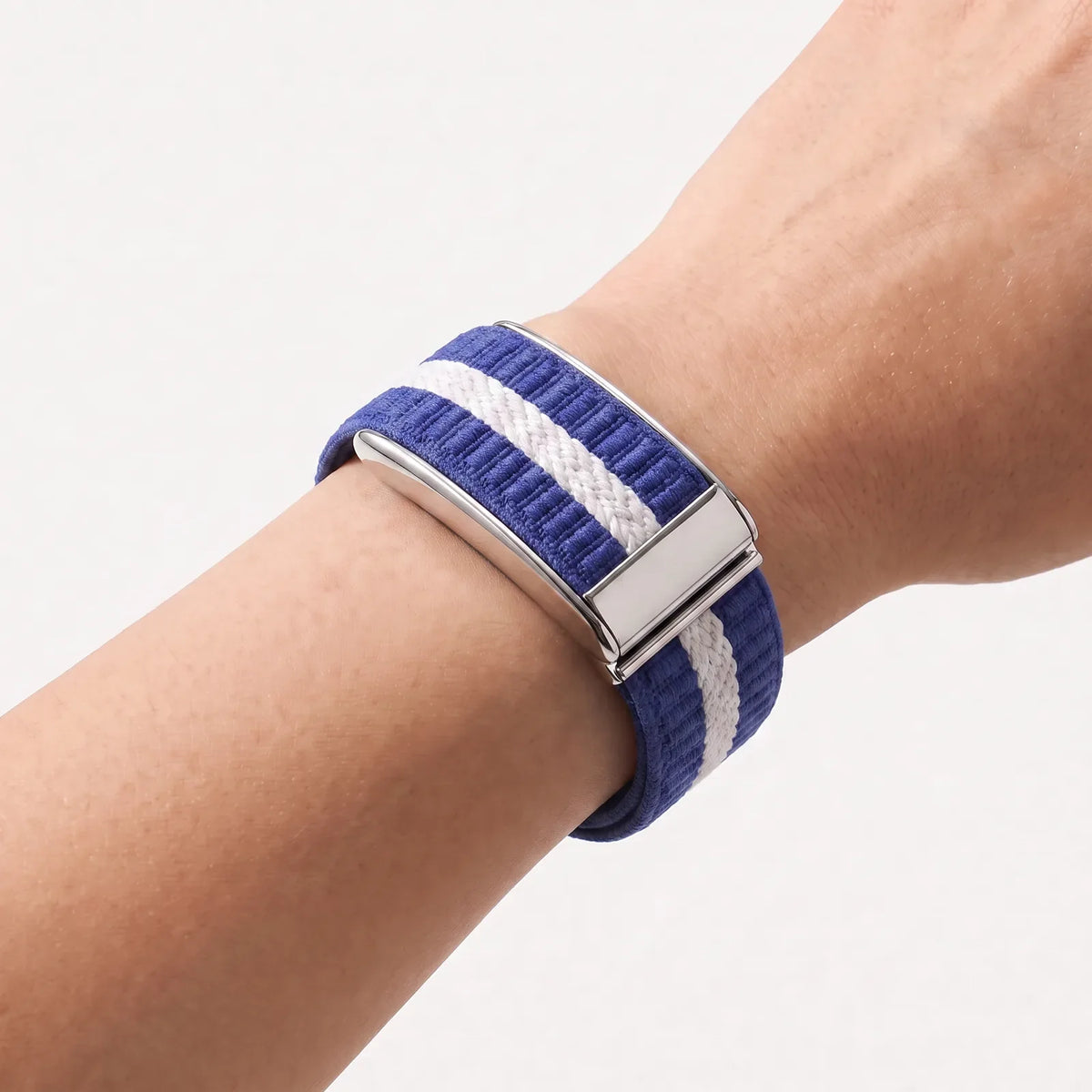 StripeLoop Band Marine Silver