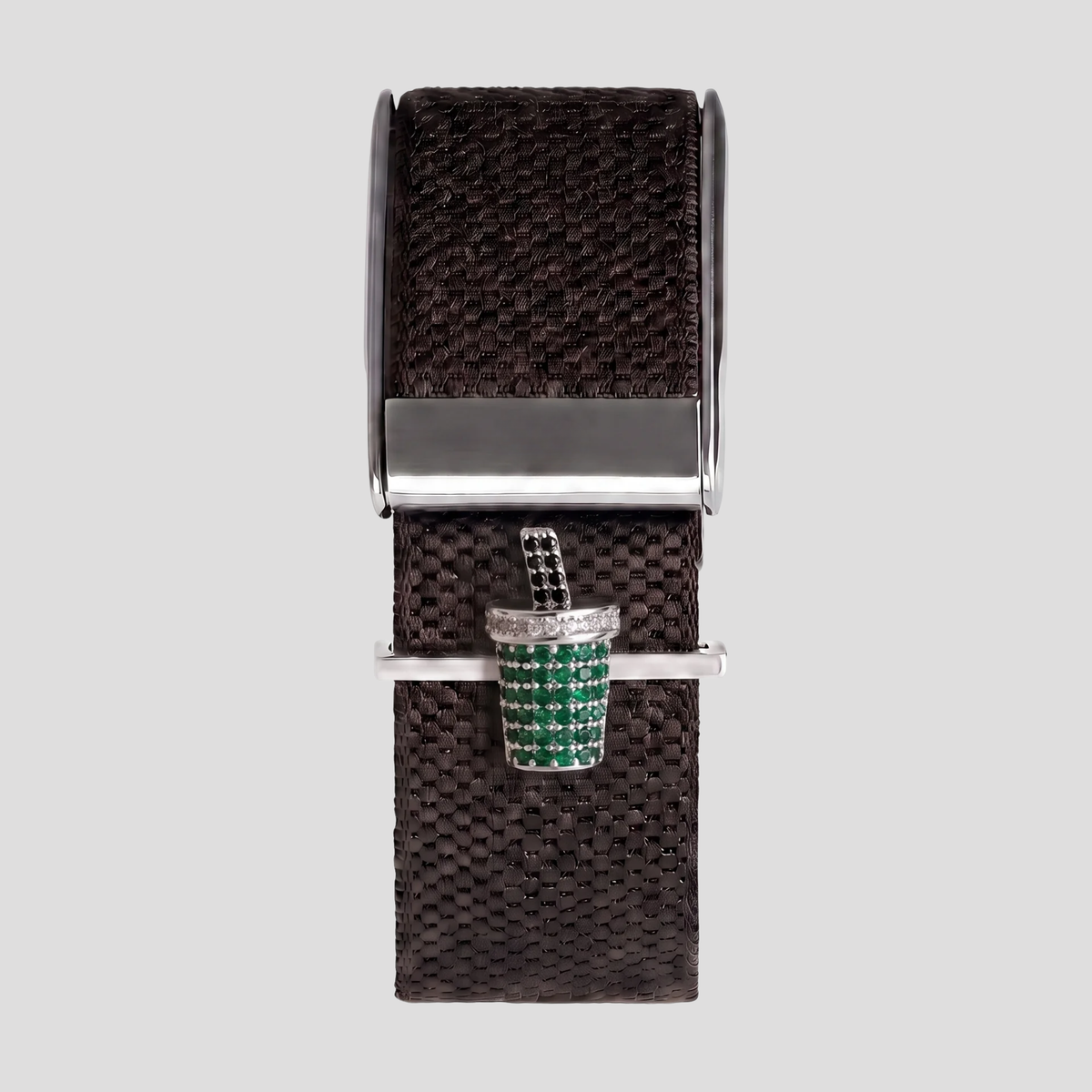 Green Stoneset Cup Charm