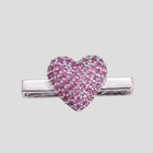 Pink Stoneset Heart