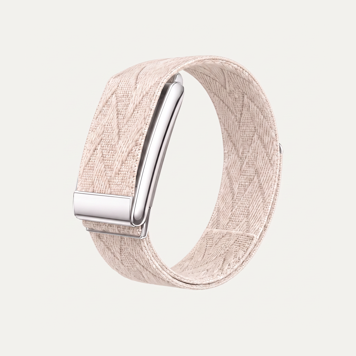Chevron Band Starlight Silver