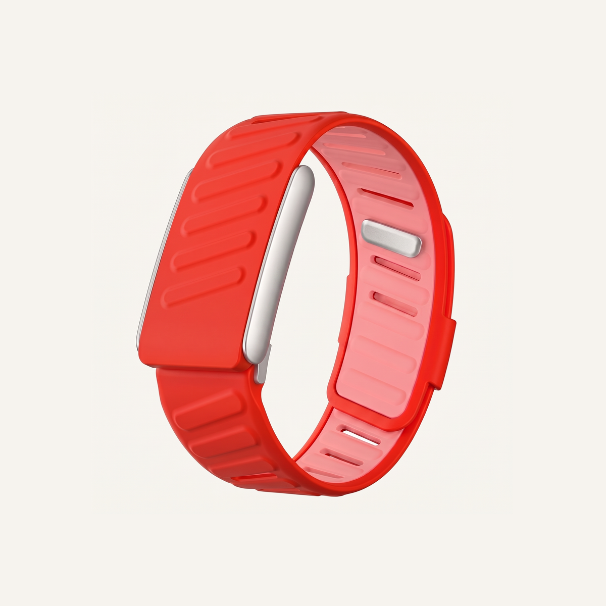 DuoRib Band Torch Silver