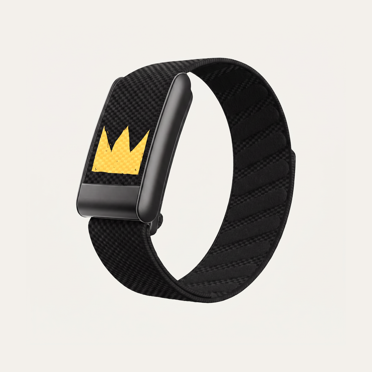 Crown Print Band Black