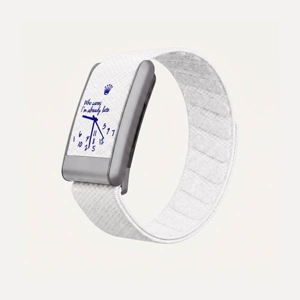 Overtime Print Band Snow