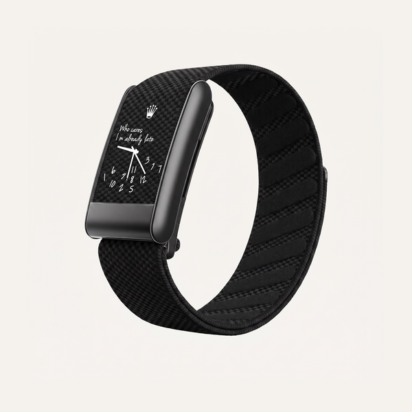Overtime Print Band Black