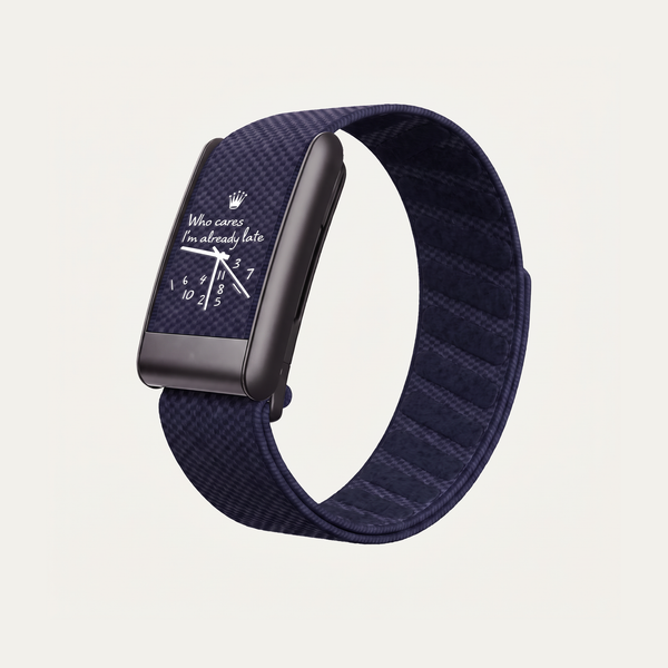 Overtime Print Band Navy