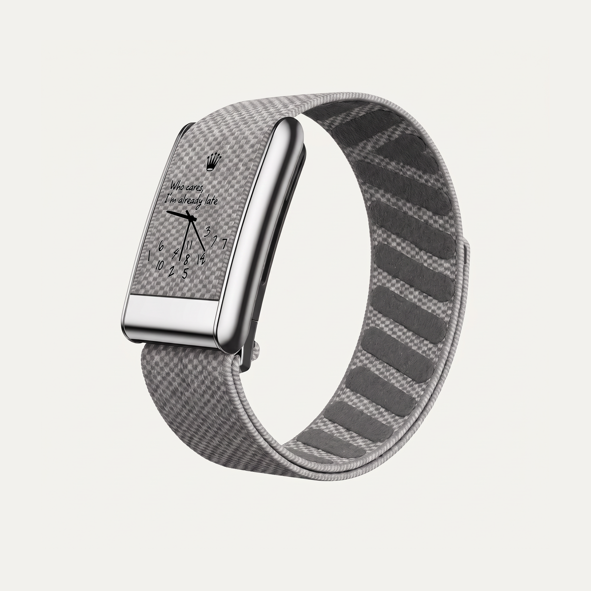 Overtime Print Band Grey