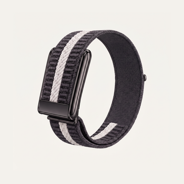 StripeLoop Band Pewter Noir