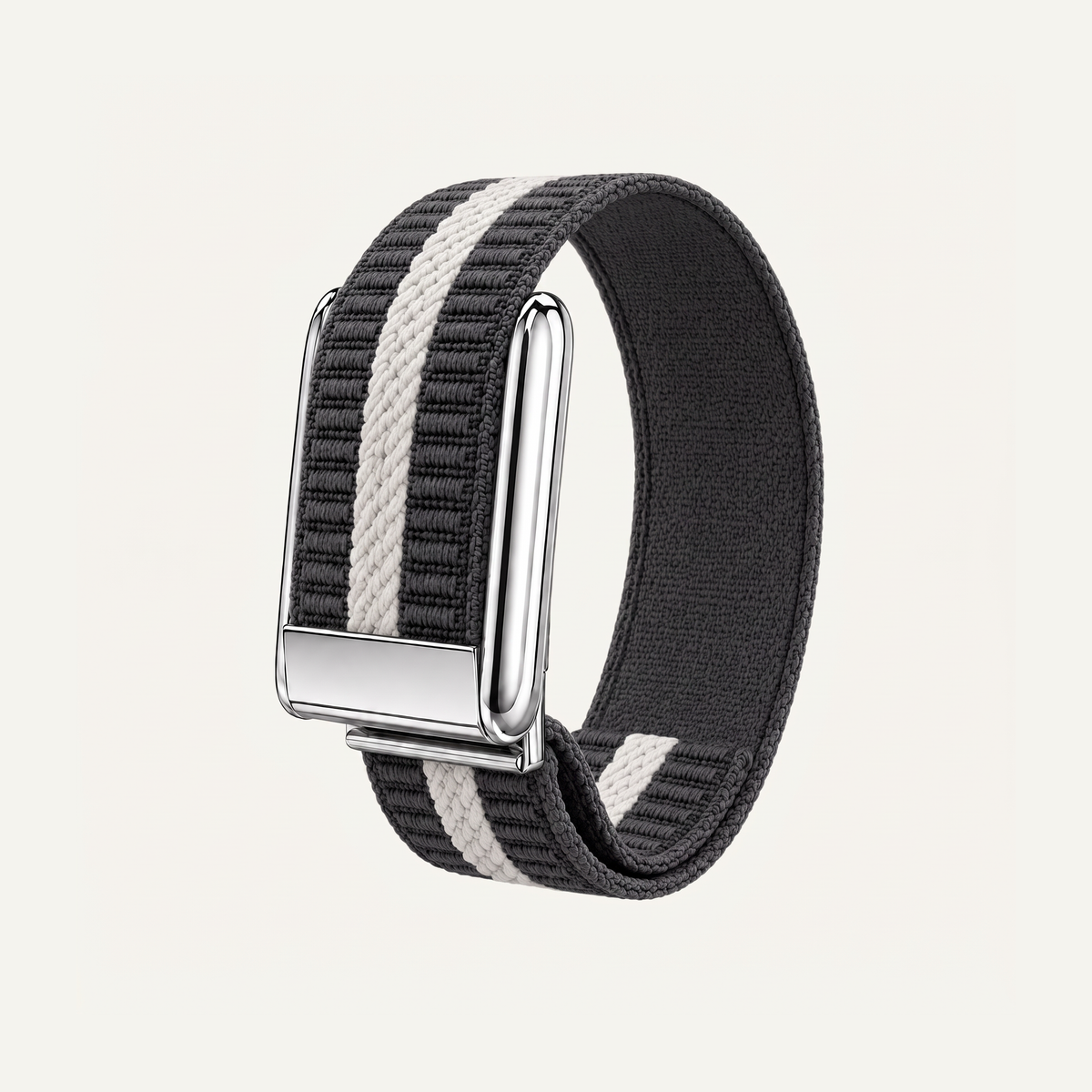 StripeLoop Band Pewter Silver