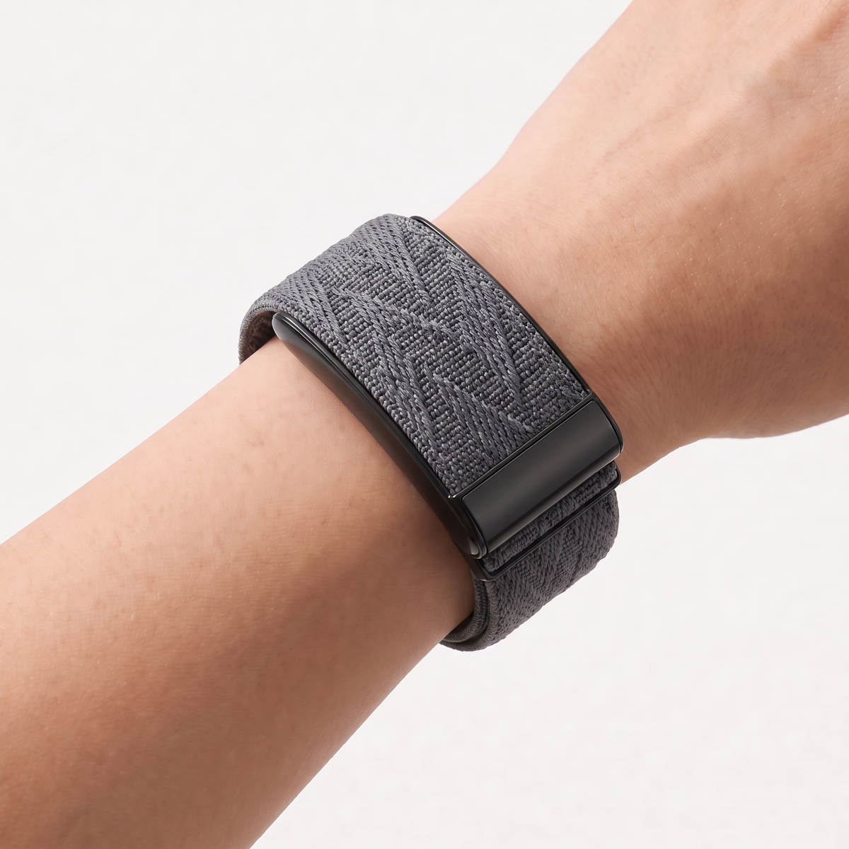 Chevron Band Grey Noir