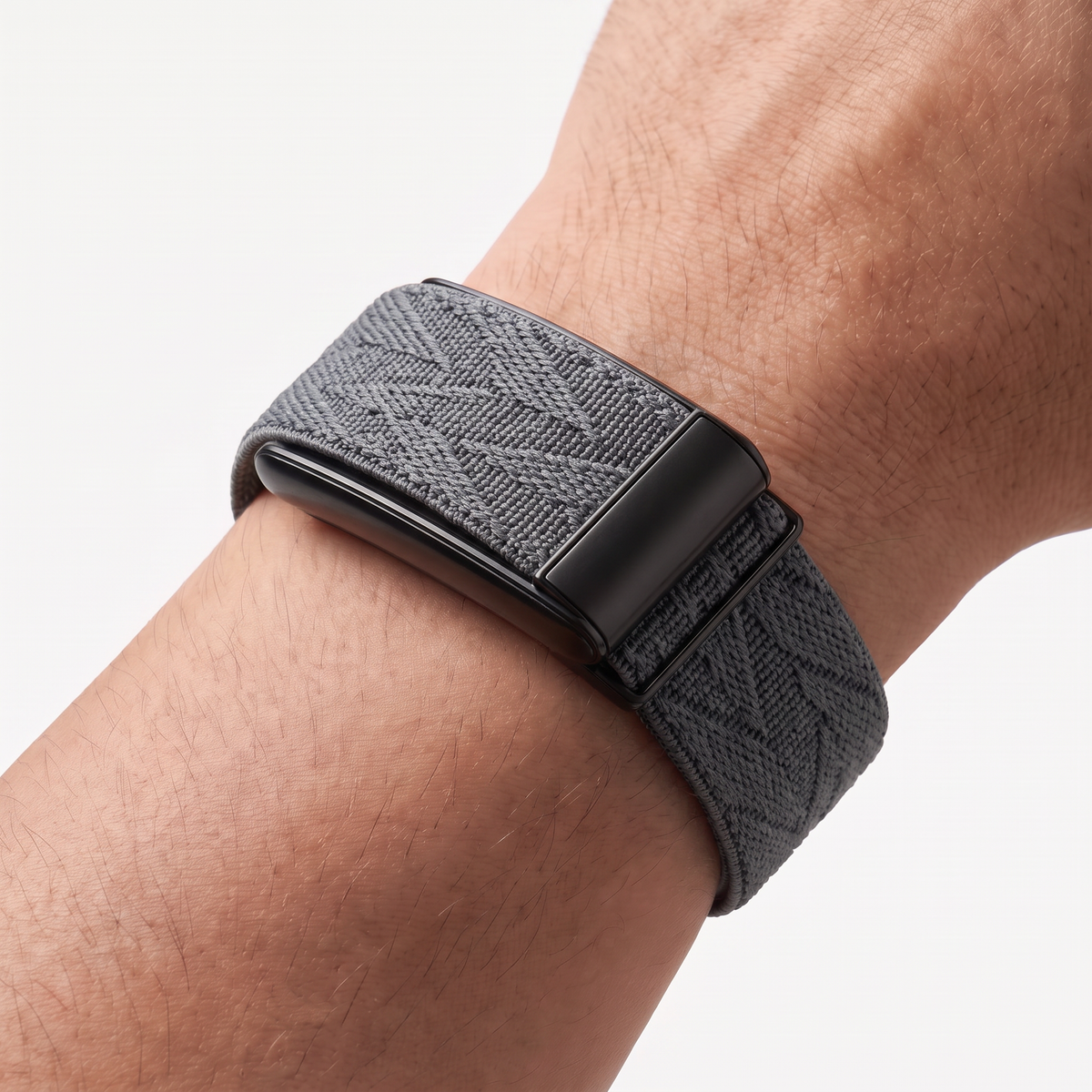 Chevron Band Grey Noir