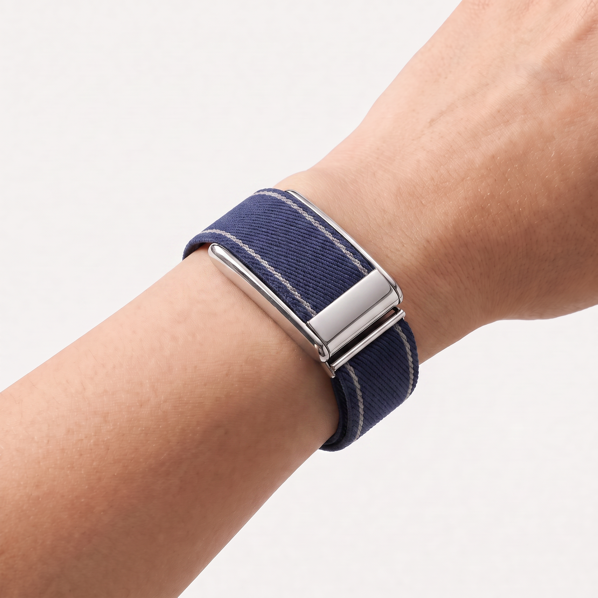 EdgeStitch Band Midnight Silver