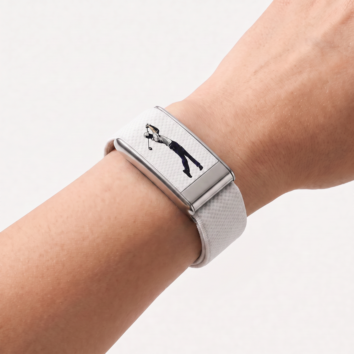 Fairway Print Band White