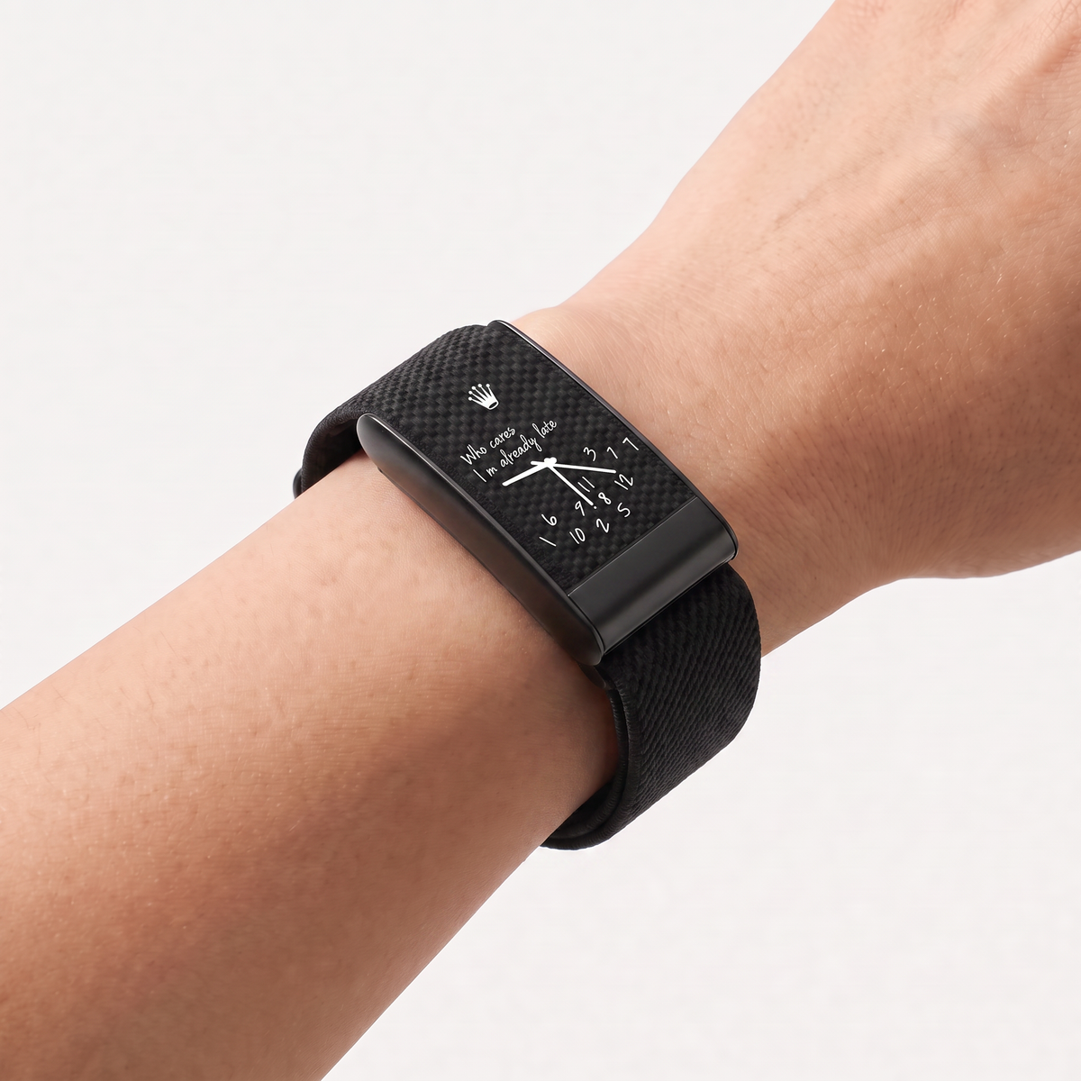 Overtime Print Band Black