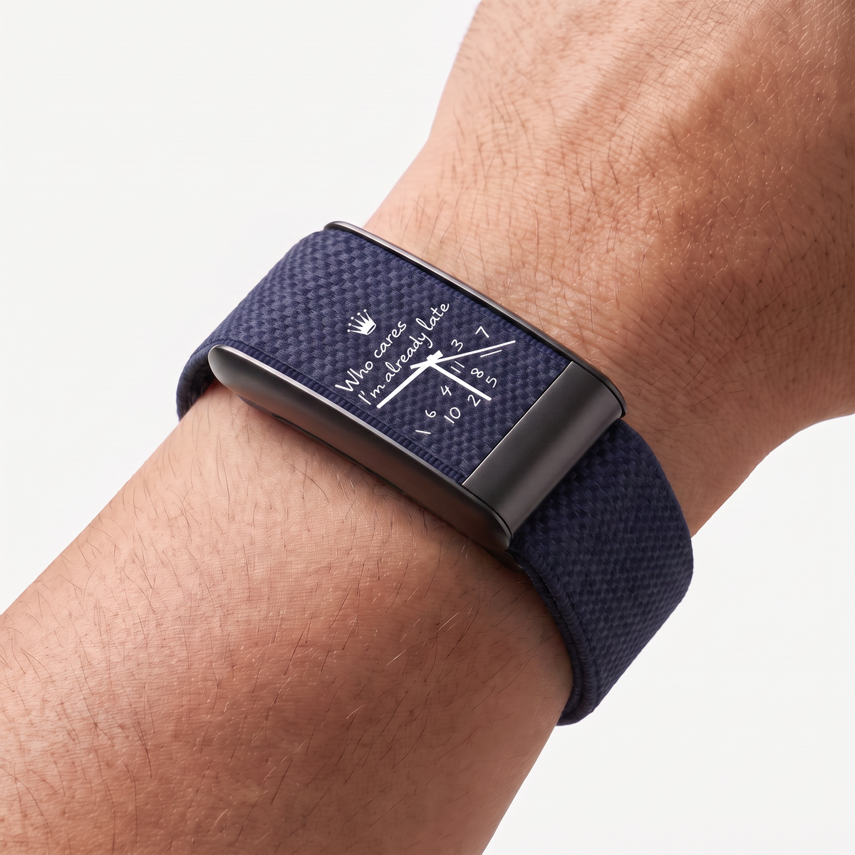 Overtime Print Band Navy