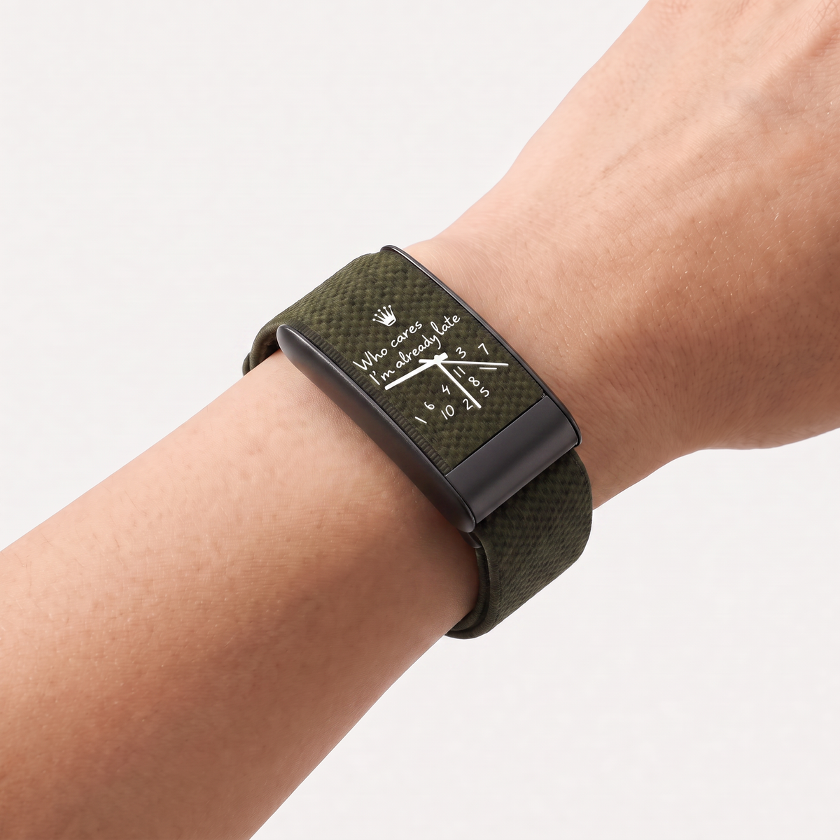 Overtime Print Band Olive