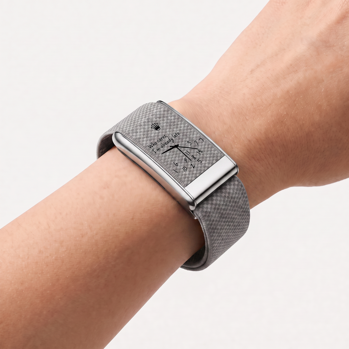 Overtime Print Band Grey