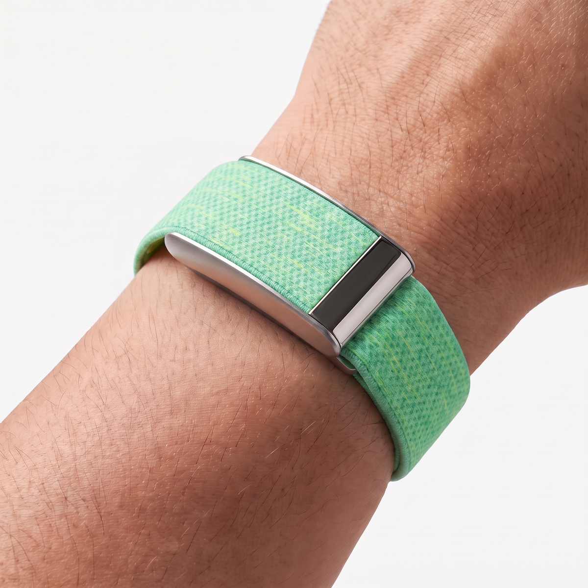 PulseWeave Band Acid Silver