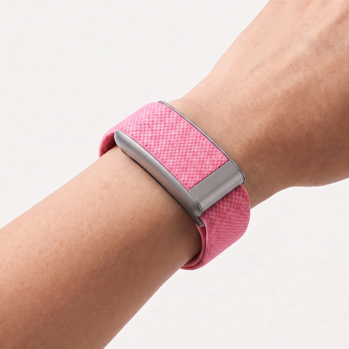 PulseWeave Band Petal Silver