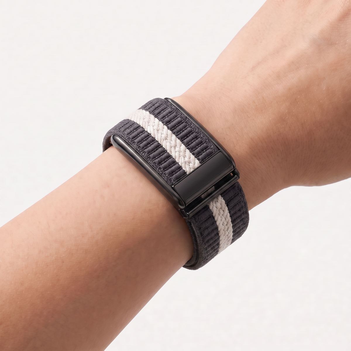 StripeLoop Band Pewter Noir